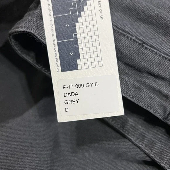 Roucha Jeans Womens Size D 16-18 Over 5'4 Dada Gray Pleated Ankle New - Picture 12 of 16